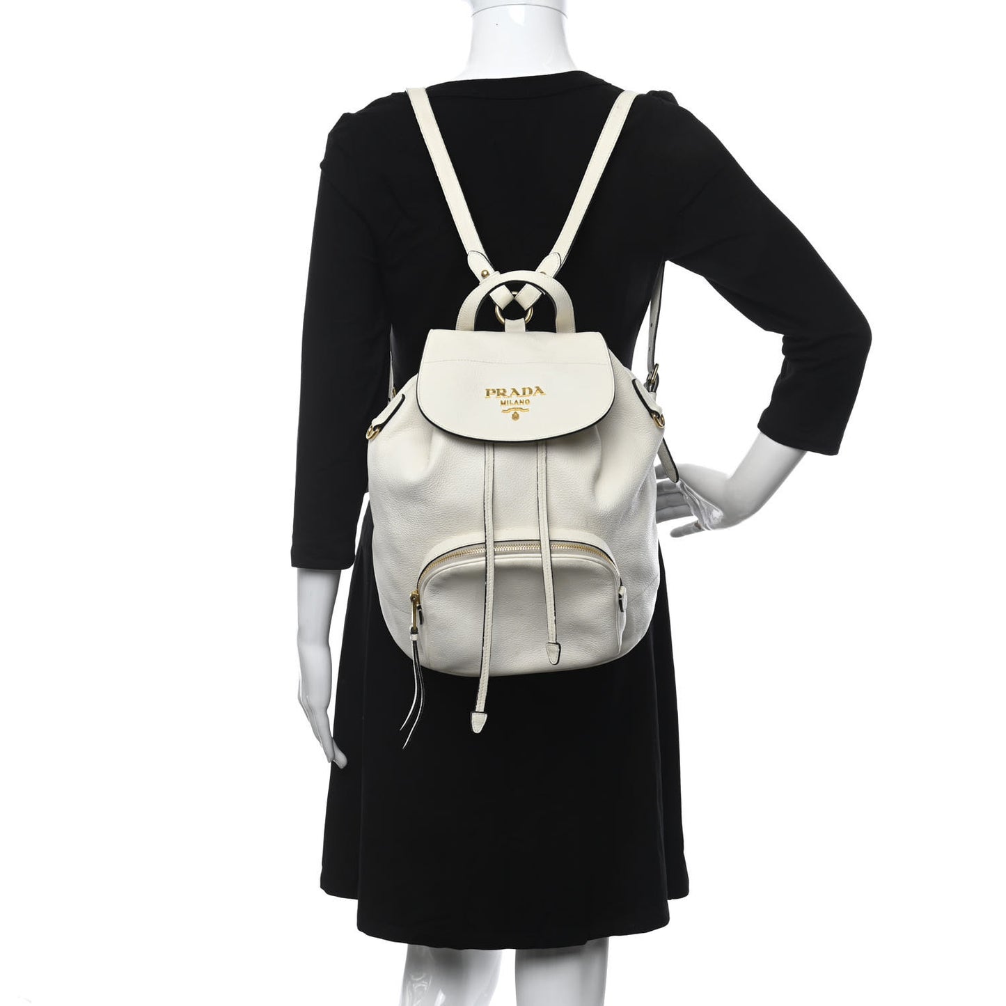 Vitello Daino Backpack Talco