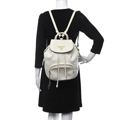 Prada Vitello Daino Backpack Talco 3 of 17