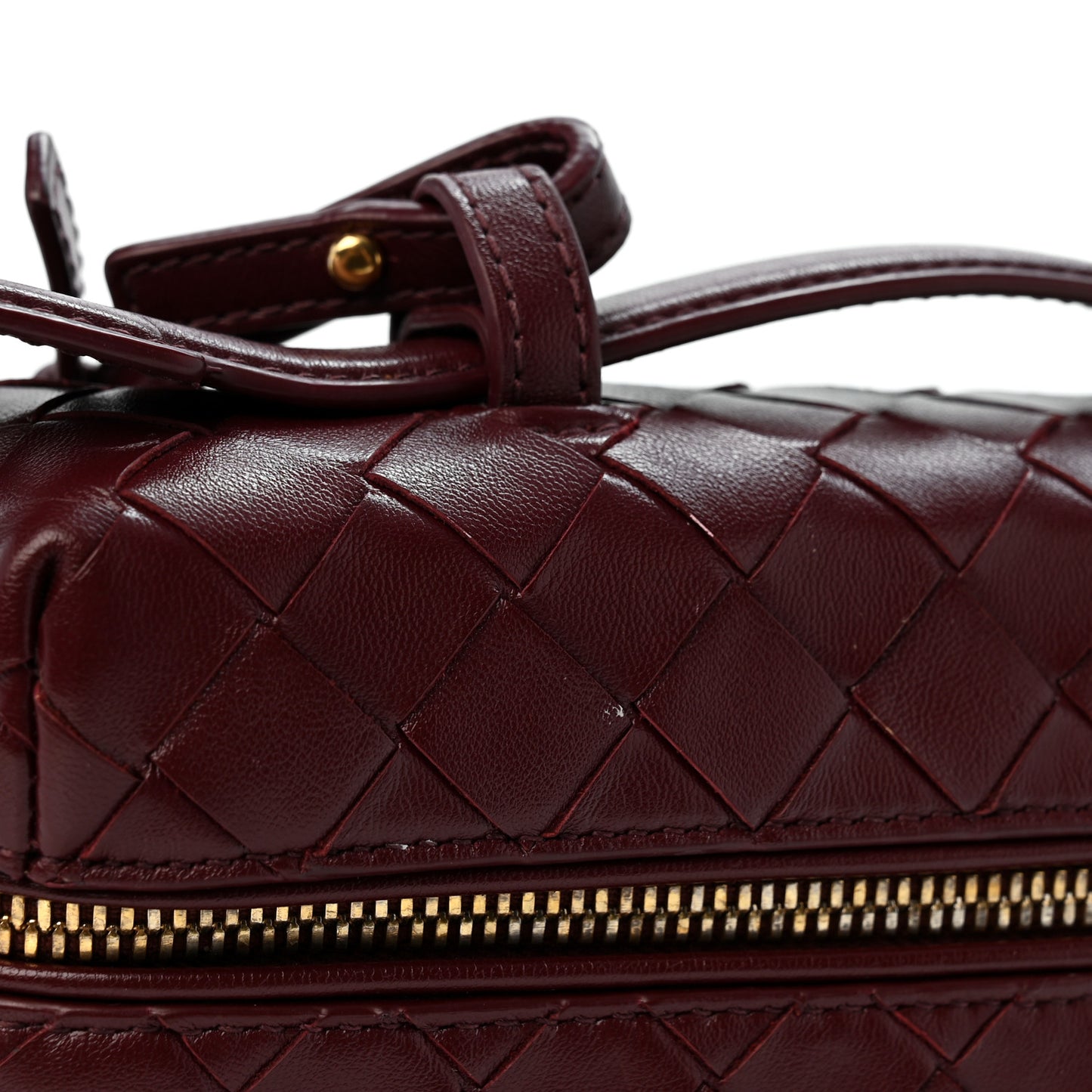 Nappa Intrecciato Bang Bang Vanity Case Barolo