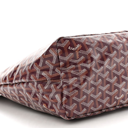 Goyard Goyardine Boheme Hobo Burgundy 9 of 10