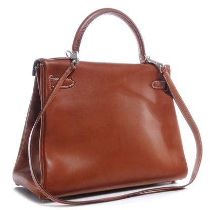 Hermes Natural Barenia Kelly Retourne 32 Fauve 3 of 11