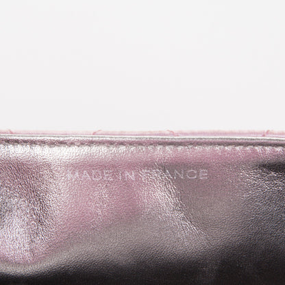 Chanel Satin Quilted Evening Bag Pink 9 of 9
