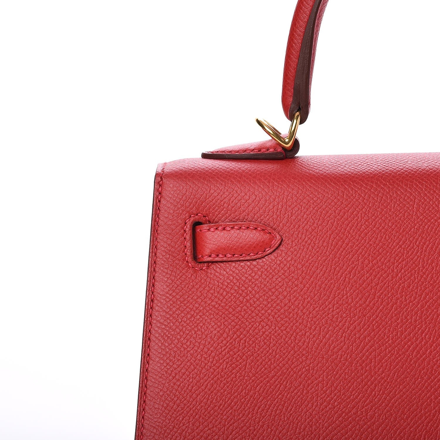 Hermes Epsom Kelly Sellier 25 Rouge Casaque 10 of 31