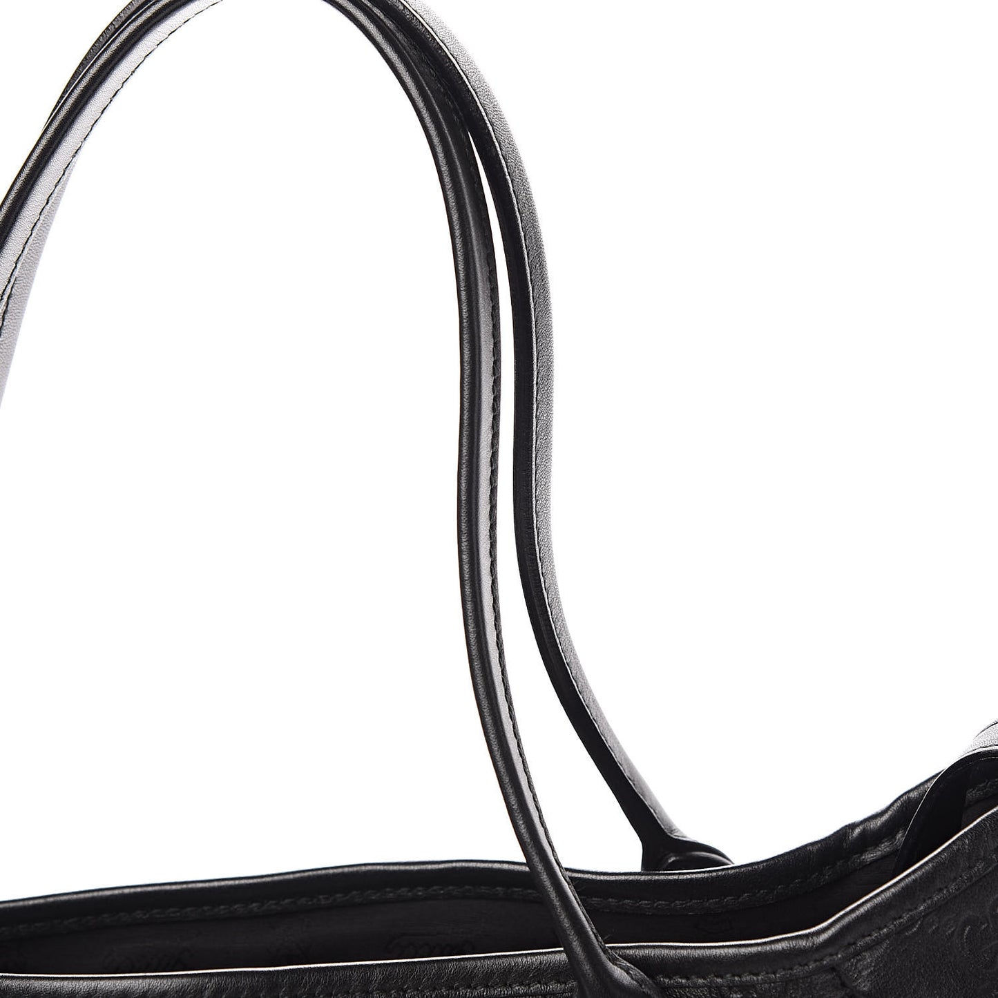 Guccissima Medium GG Twins Shoulder Bag Black