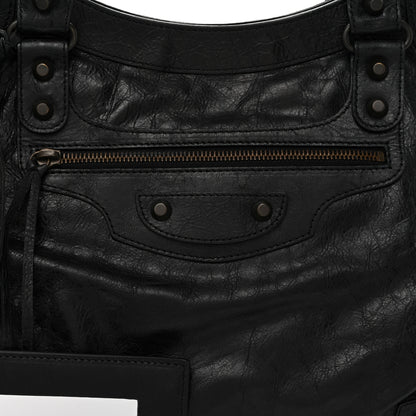 Balenciaga Agneau Classic Hardware Velo Black 9 of 11