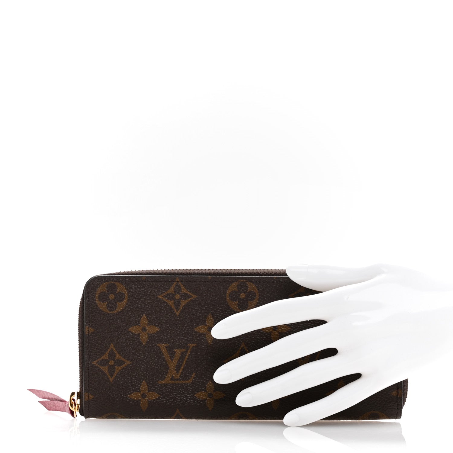 Louis Vuitton Monogram Clemence Wallet Fuchsia 2 of 6