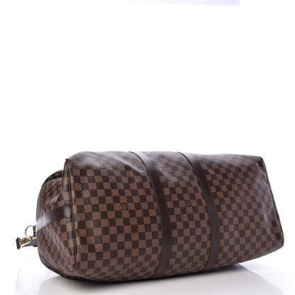 Louis Vuitton Damier Ebene Keepall Bandouliere 55 4 of 9