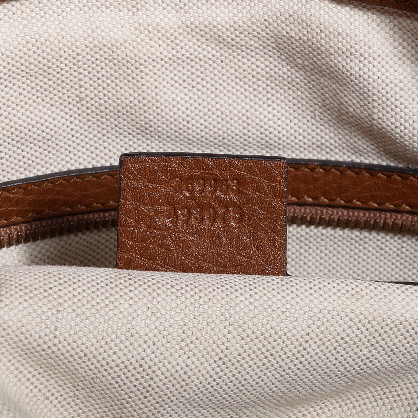 Leather Ride Medium Top Handle Bag Brown