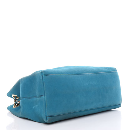 Gucci Vitello Range Medium Soho Chain Shoulder Bag Deep Cobalt 4 of 18