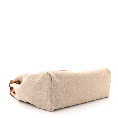 Hermes Toile De Camp Vache Hunter Herbag Zip Retourne 31 PM Ficelle Naturel 5 of 11