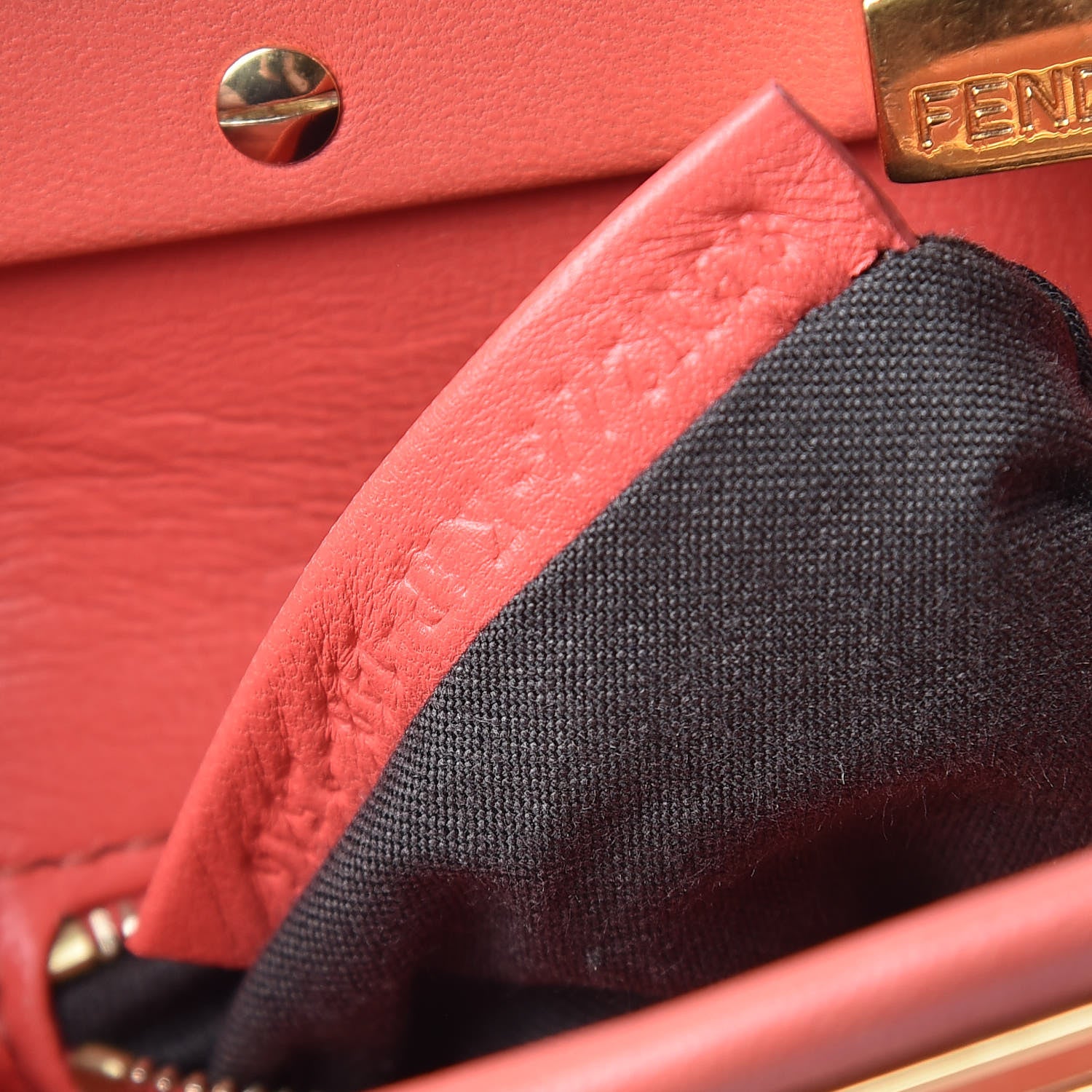 Fendi Nappa Mini Peekaboo Iconic Satchel Rosa Exstasy 8 of 15