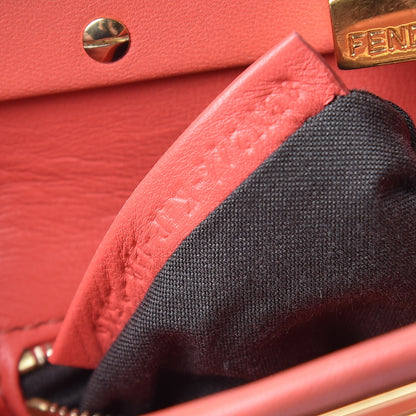 Fendi Nappa Mini Peekaboo Iconic Satchel Rosa Exstasy 8 of 15