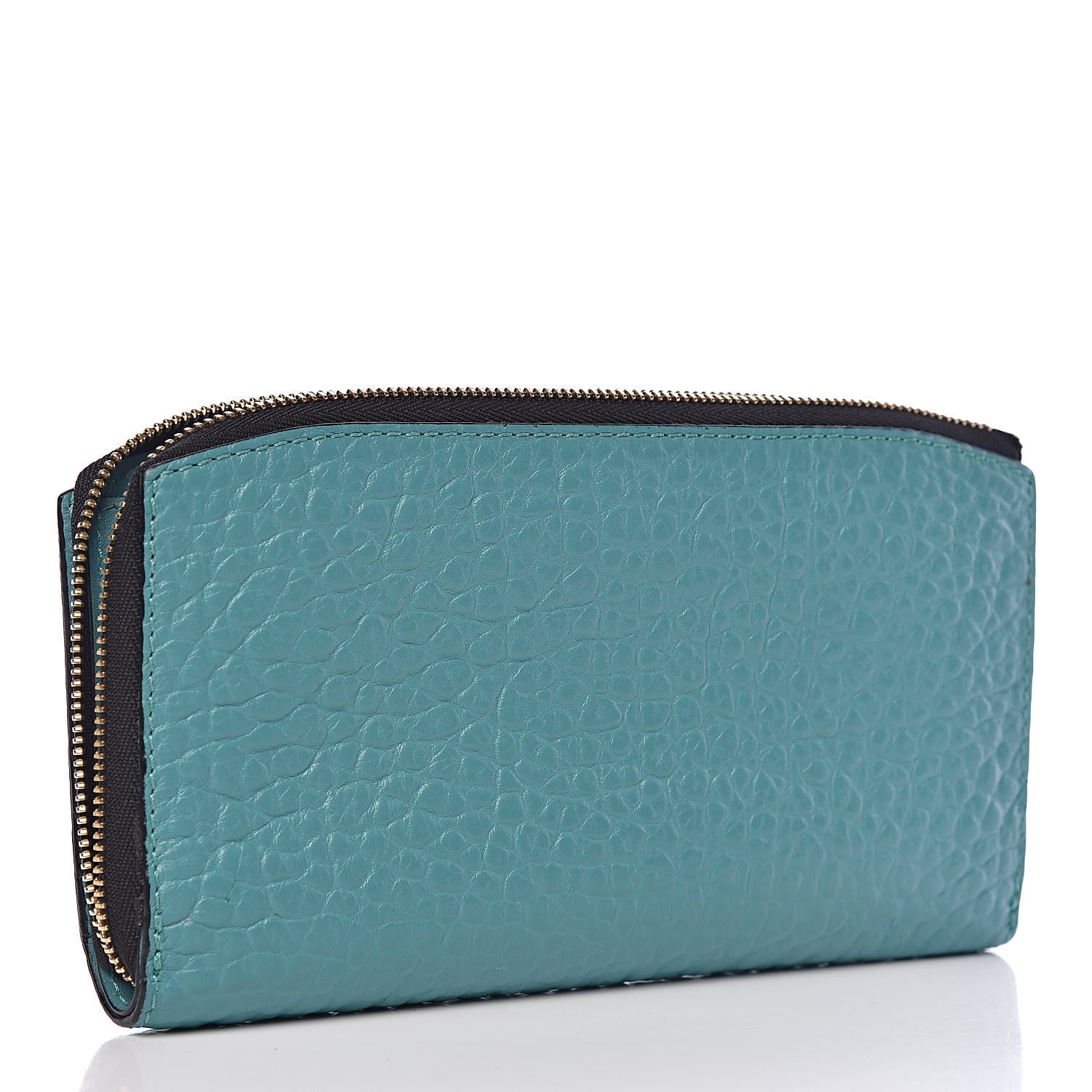 Burberry Heritage Grain Alvington Continental Wallet Turquoise 4 of 9