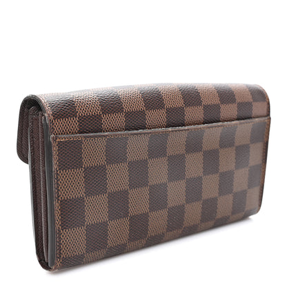 Louis Vuitton Damier Ebene Sarah Wallet NM 3 of 8