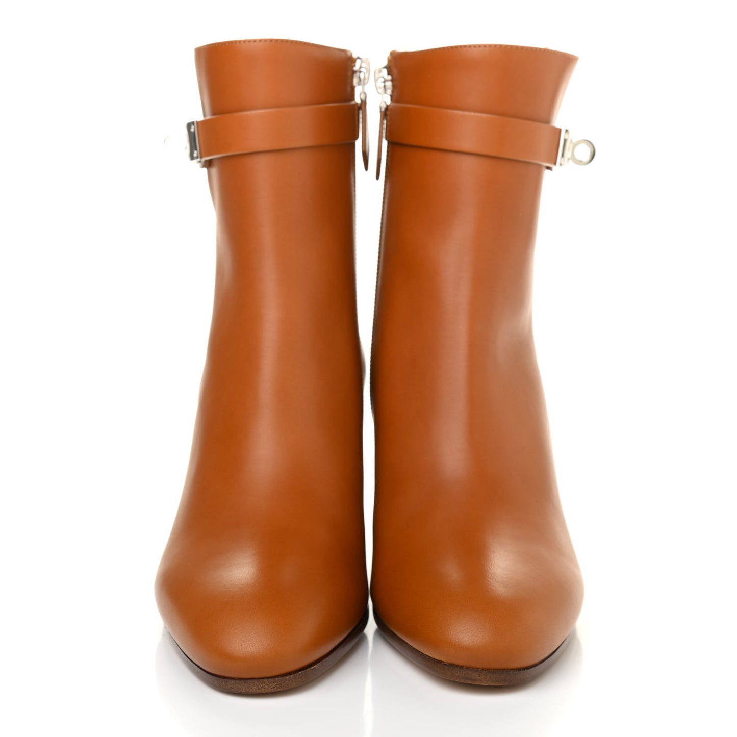 Calfskin Saint Germain Ankle Boots 37 Gold