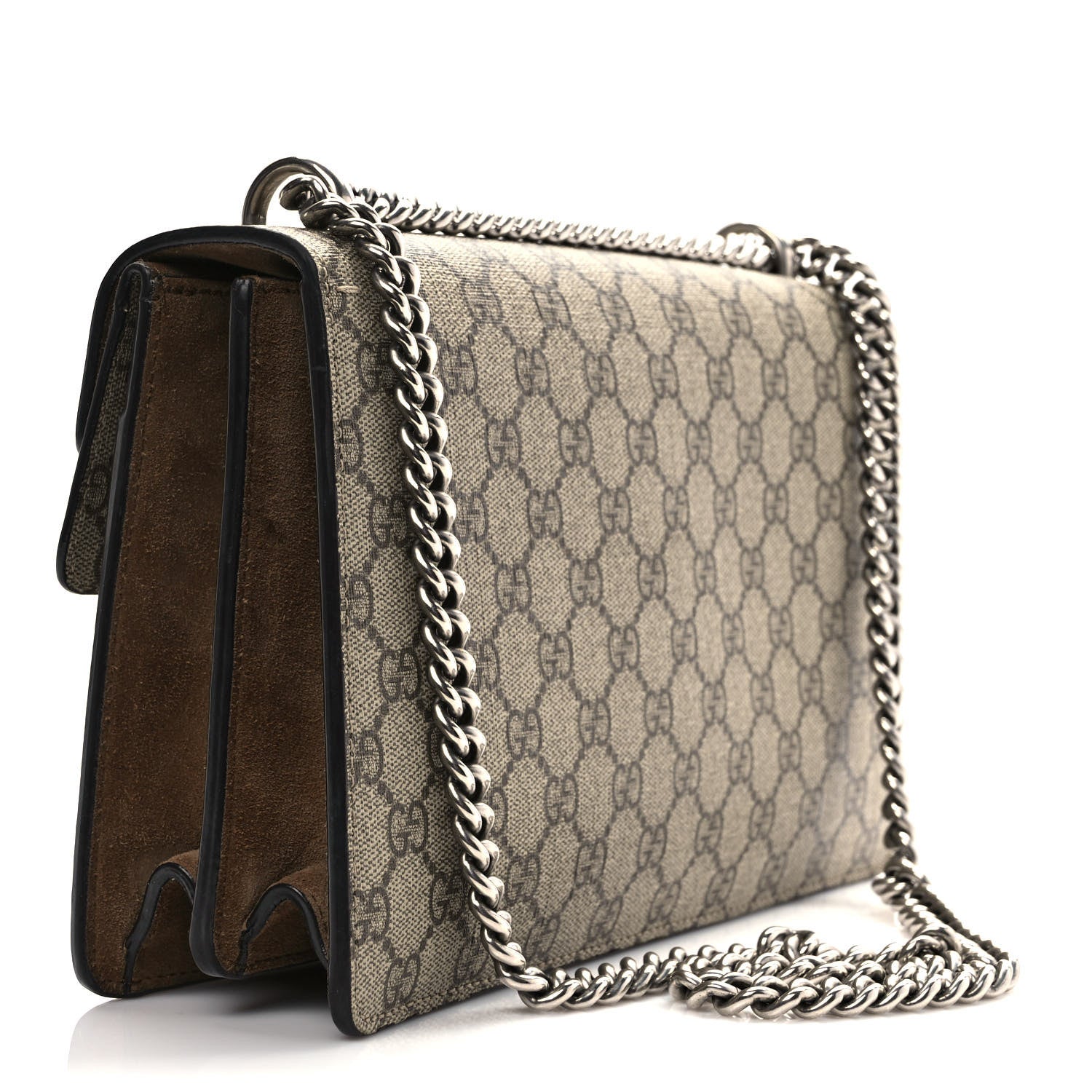 Gucci GG Supreme Monogram Small Dionysus Shoulder Bag Taupe 3 of 11