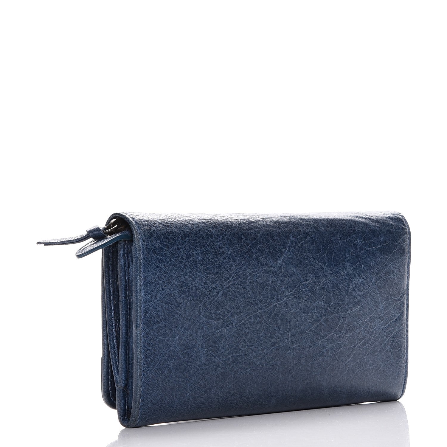 Balenciaga Agneau Classic Hardware Money Wallet Gris Chartreux 3 of 10