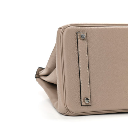 Hermes Taurillon Clemence Birkin 35 Gris Tourterelle 8 of 9