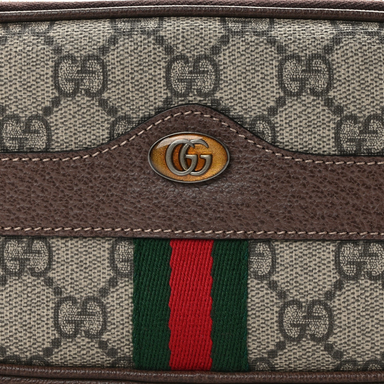 Gucci GG Supreme Monogram Ophidia Belted iPhone Case 75 30 Dark Brown 9 of 11