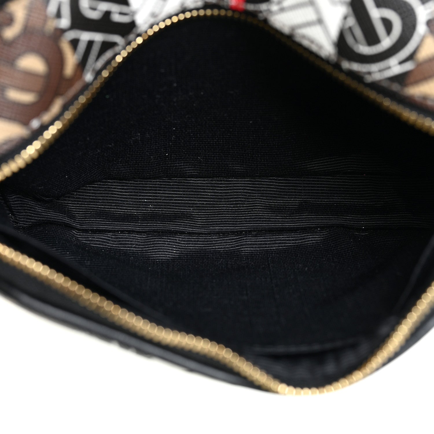 Burberry E-Canvas Monogram Stripe Micro Camera Bag Bridle Brown 6 of 10