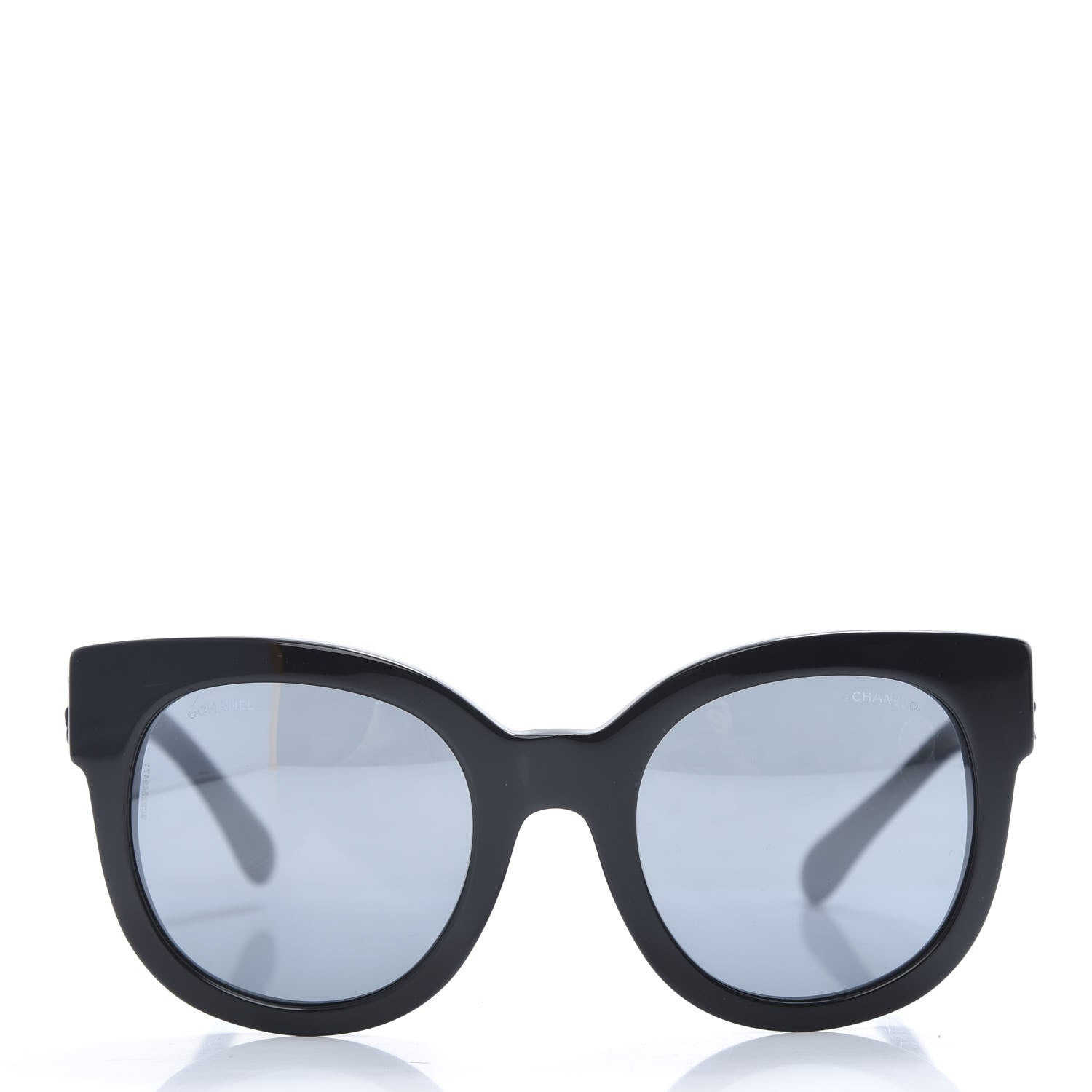 Chanel Acetate Butterfly Signature CC Sunglasses 5358 Black 2 of 7