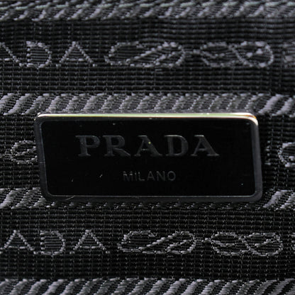 Prada Tessuto Nylon Saffiano Shopping Tote Black 6 of 9