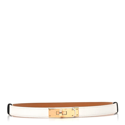 Hermes Epsom Kelly Belt White 1 of 4