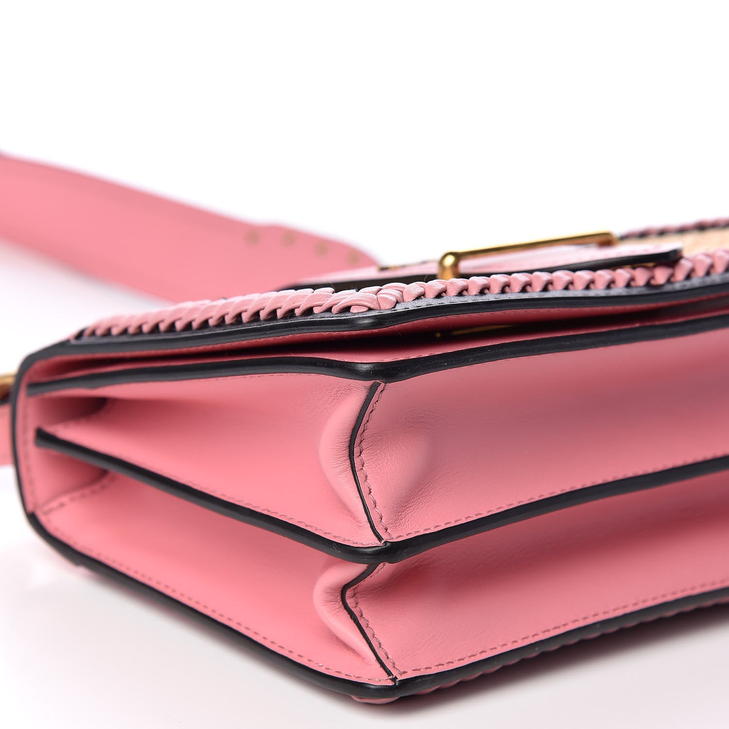 Prada City Calf Raffia Saffiano Cahier Bag Naturale Petalo 7 of 8