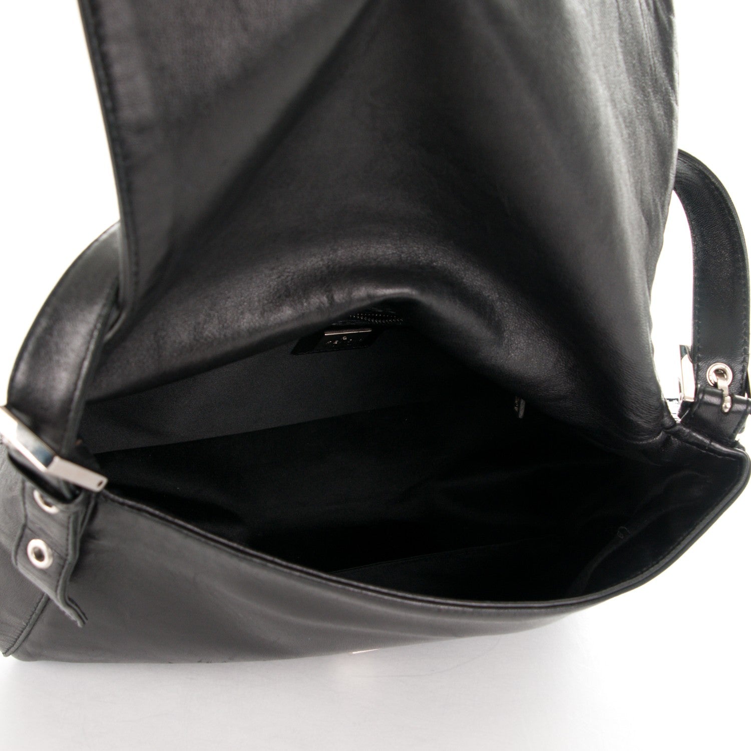Fendi Calfskin Forever Mama Baguette Black 5 of 7
