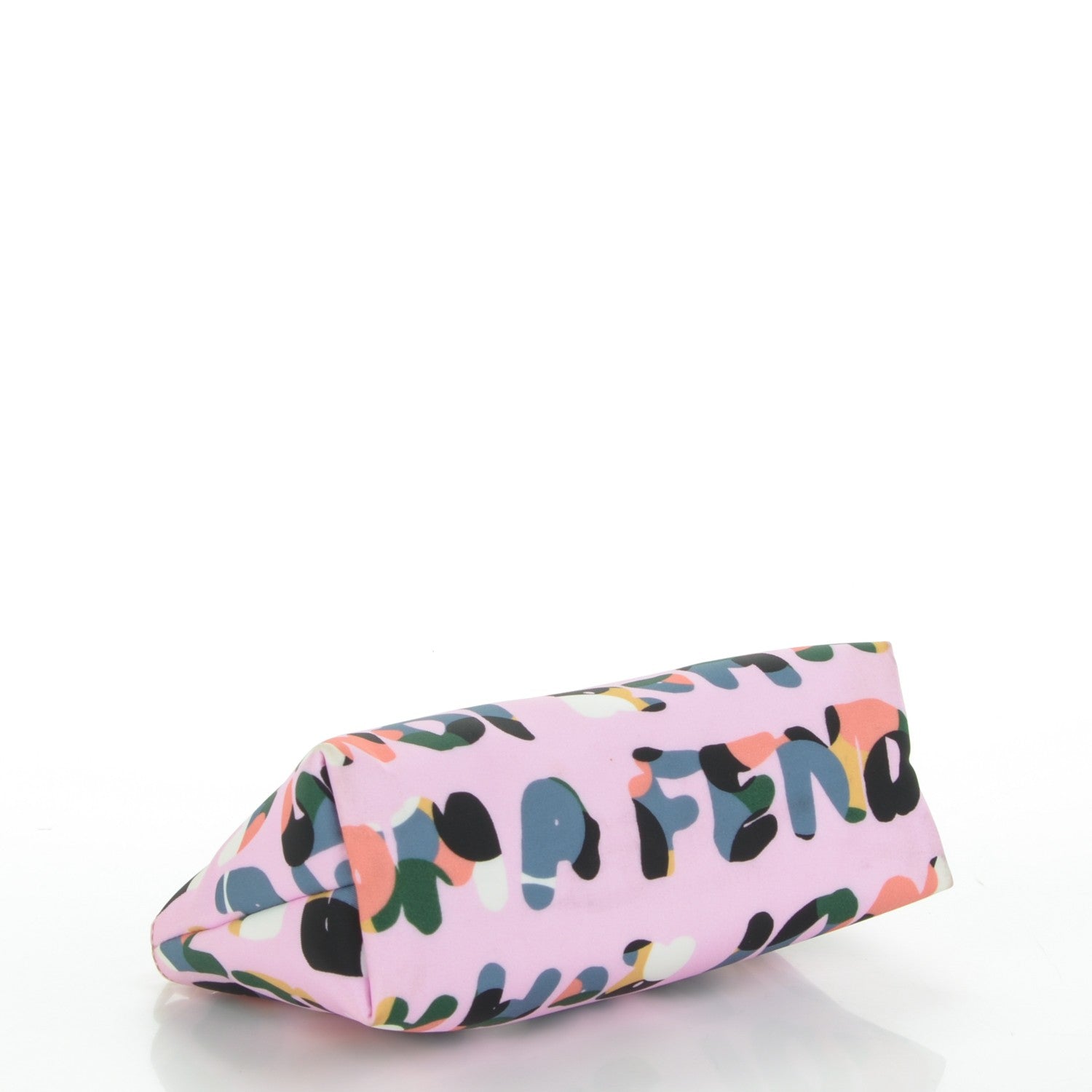 Fendi Nylon Roma Print Large Cosmetic Pouch Lavanda Multicolor 4 of 7