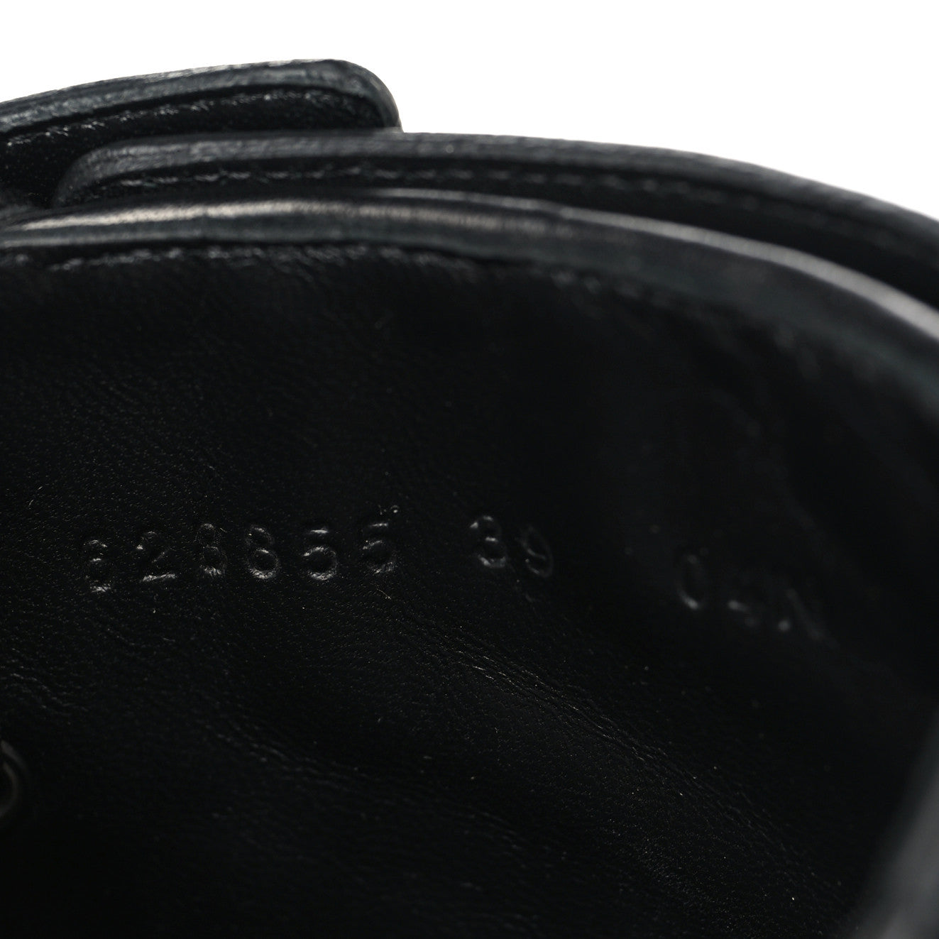 Gucci Nappa Frances GG Matelasse Platform Combat Boots 39 Black 9 of 11