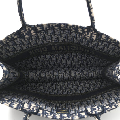 Christian Dior Oblique Book Tote Blue Multicolor 5 of 9