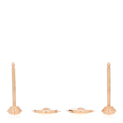 Cartier 18K Yellow Gold Diamond XS D'Amour Earrings 3 of 4