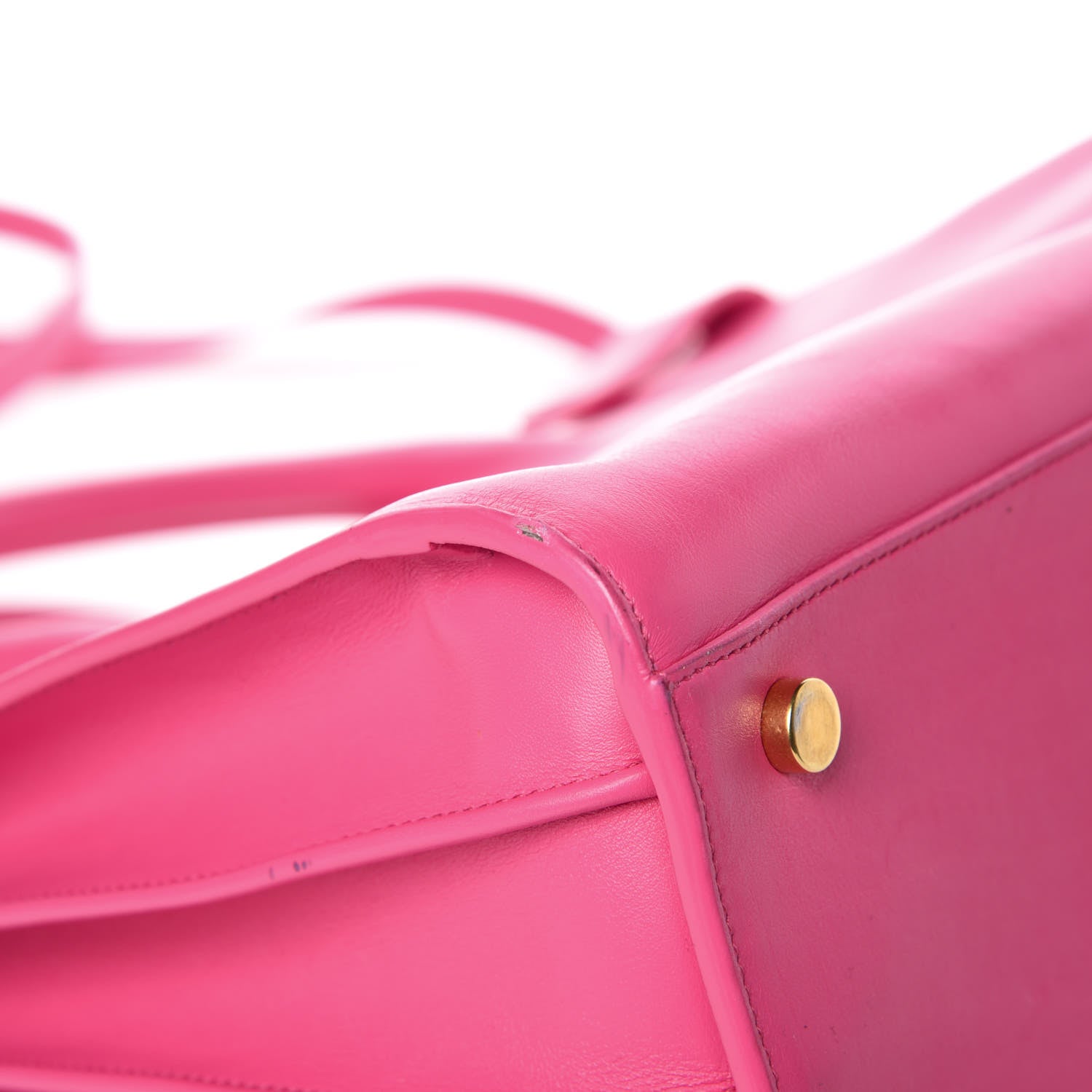Saint Laurent Calfskin Small Sac De Jour Bubblegum 24 of 27