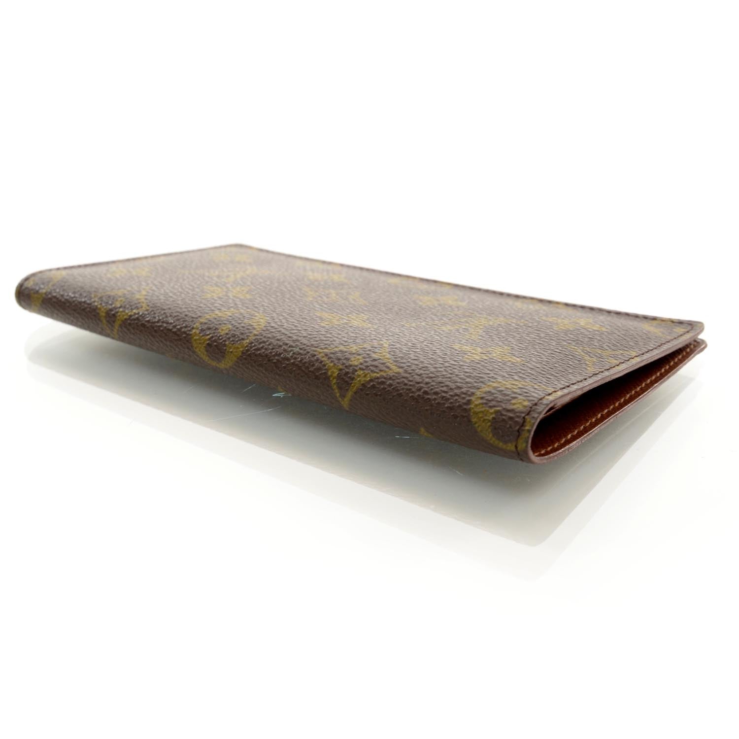 Louis Vuitton Monogram Simple Checkbook Holder Wallet 3 of 8