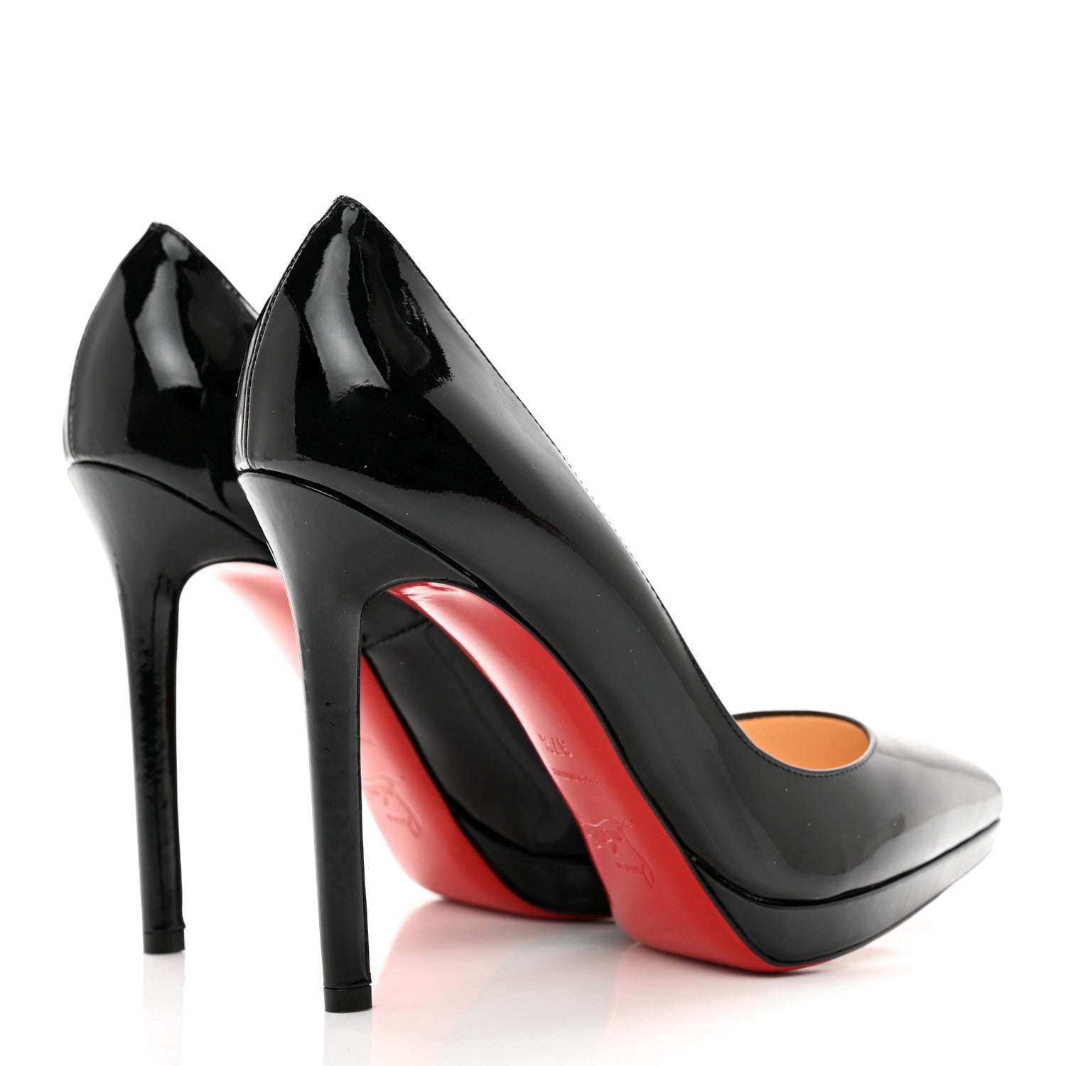Christian Louboutin Patent Pigalle Plato 120 Pumps 37.5 Black 4 of 8