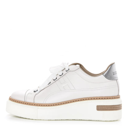 Hermes Calfskin Polo Sneakers 35 White 1 of 8