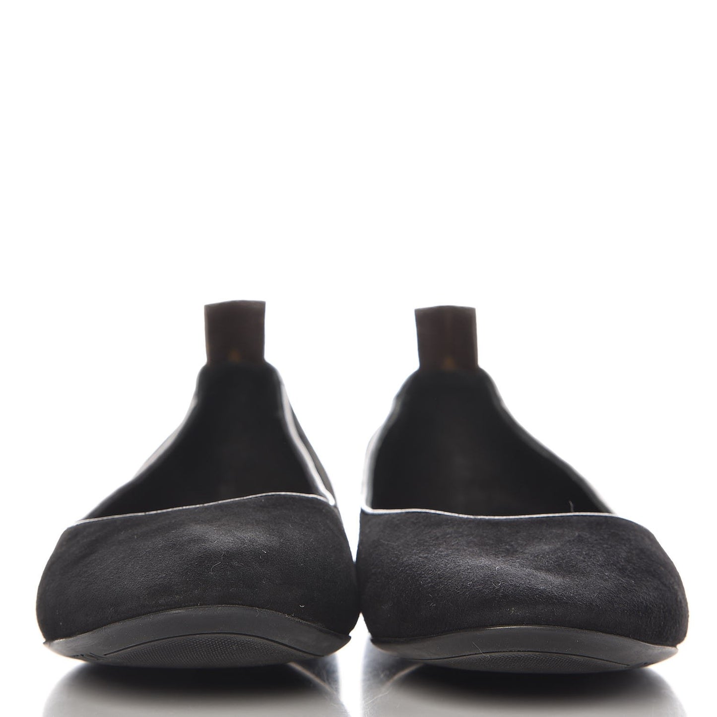 Suede Uniformes Ballet Flats 37 Black