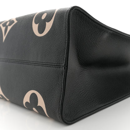 Louis Vuitton Empreinte Monogram Giant Onthego GM Black Beige 9 of 10