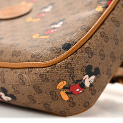 Gucci X DISNEY Mini Vintage GG Supreme Monogram Mickey Mouse Small Belt Bag 85 34 Beige Vintage Sun Oil 9 of 10