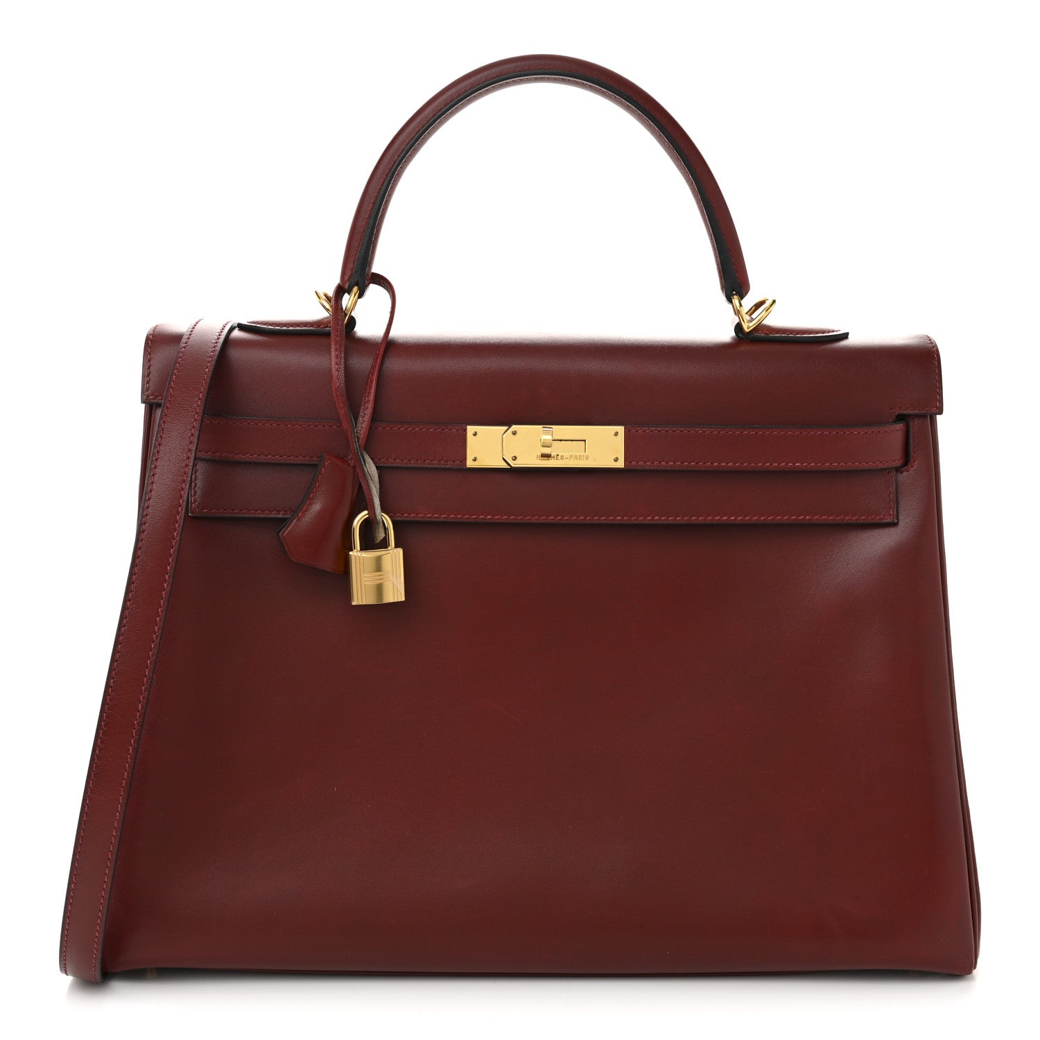 Hermes Box Kelly Retourne 35 Rouge H 1 of 13