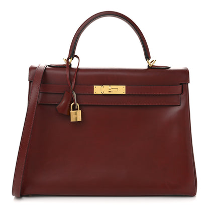 Hermes Box Kelly Retourne 35 Rouge H 1 of 13
