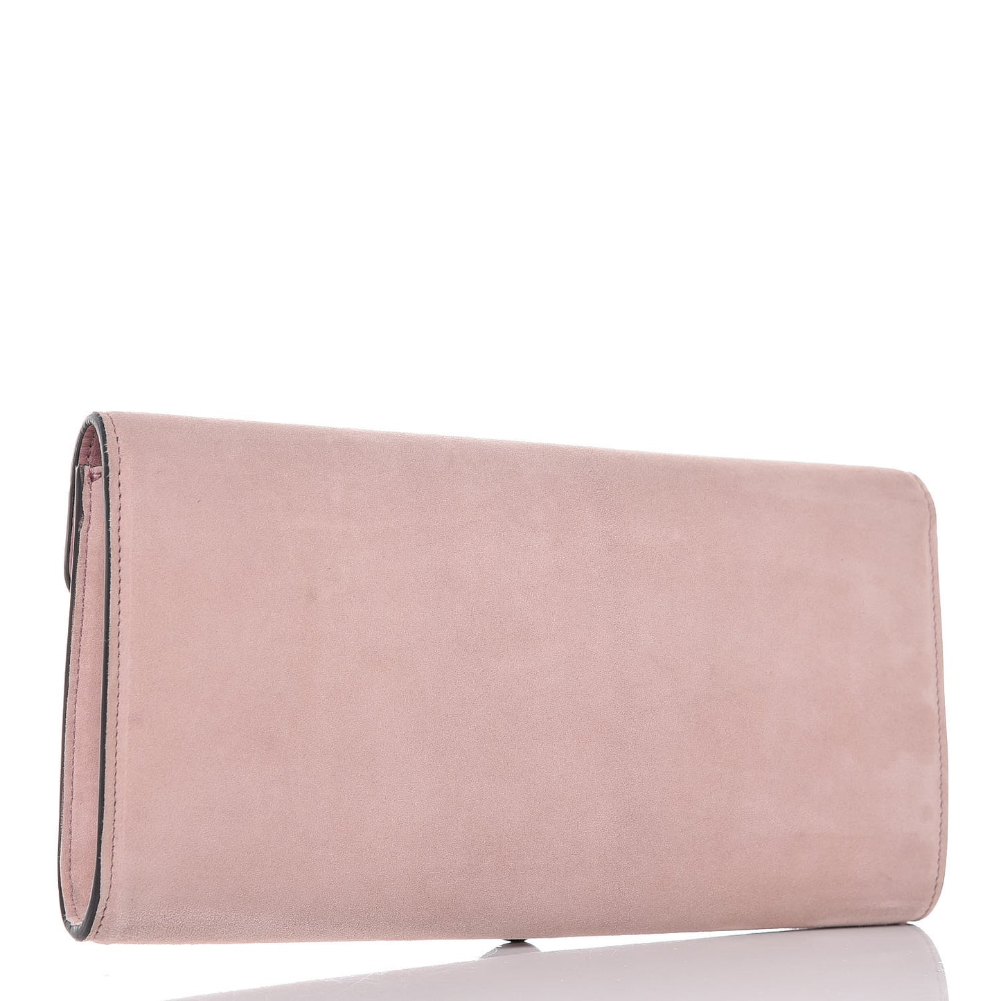 Suede Dionysus Clutch Blush