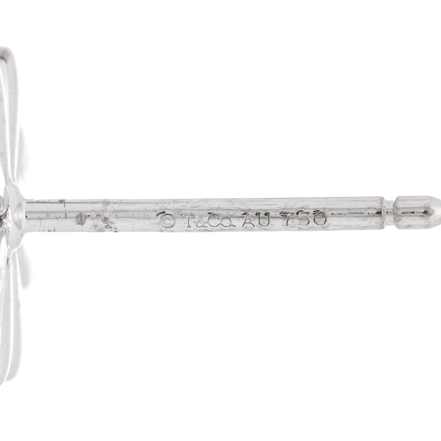 18k White Gold Diamond Daisy Earrings