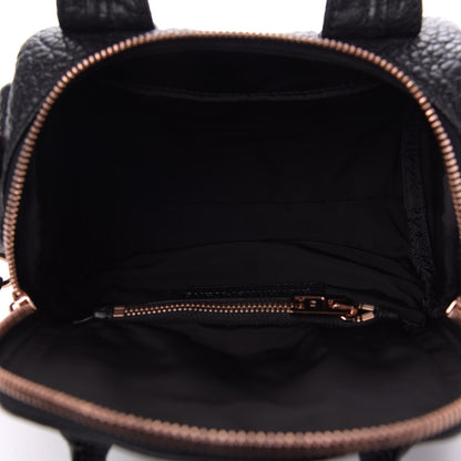 Alexander Wang Pebbled Lambskin Mini Rockie Black Rose Gold Hardware 6 of 9