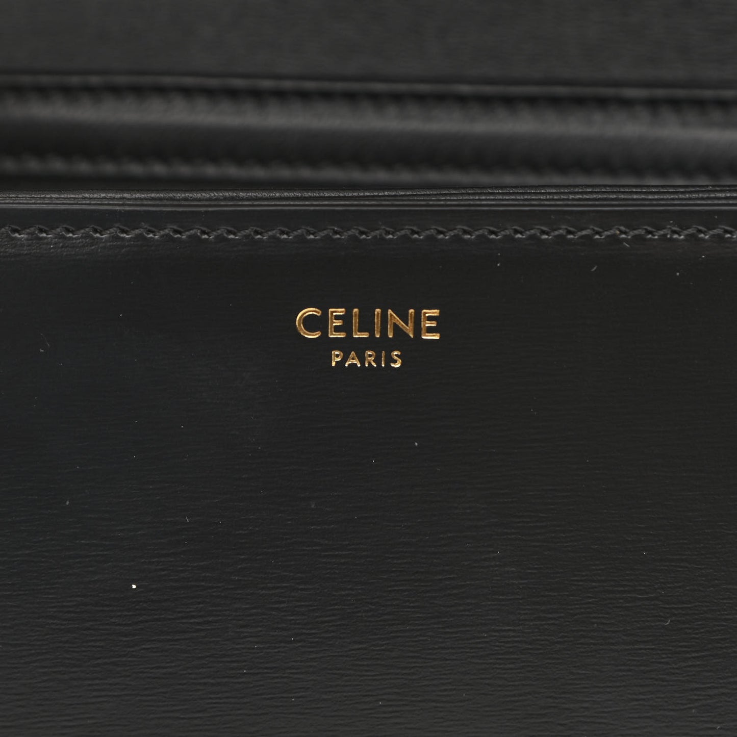 Shiny Calfskin Small Triomphe Black
