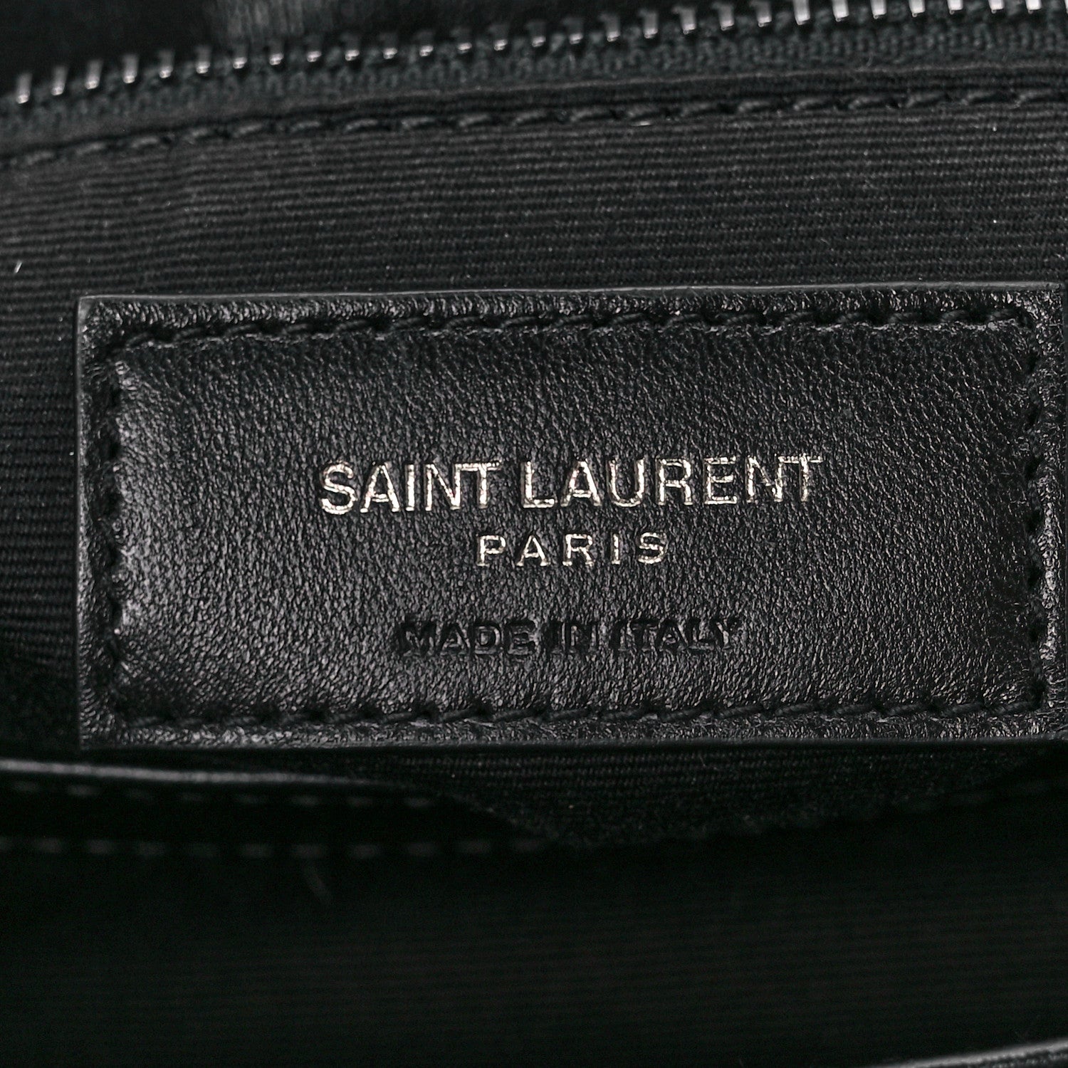 Saint Laurent Calfskin Y Quilted Monogram Monochrome Toy Loulou Crossbody Bag Black 7 of 12