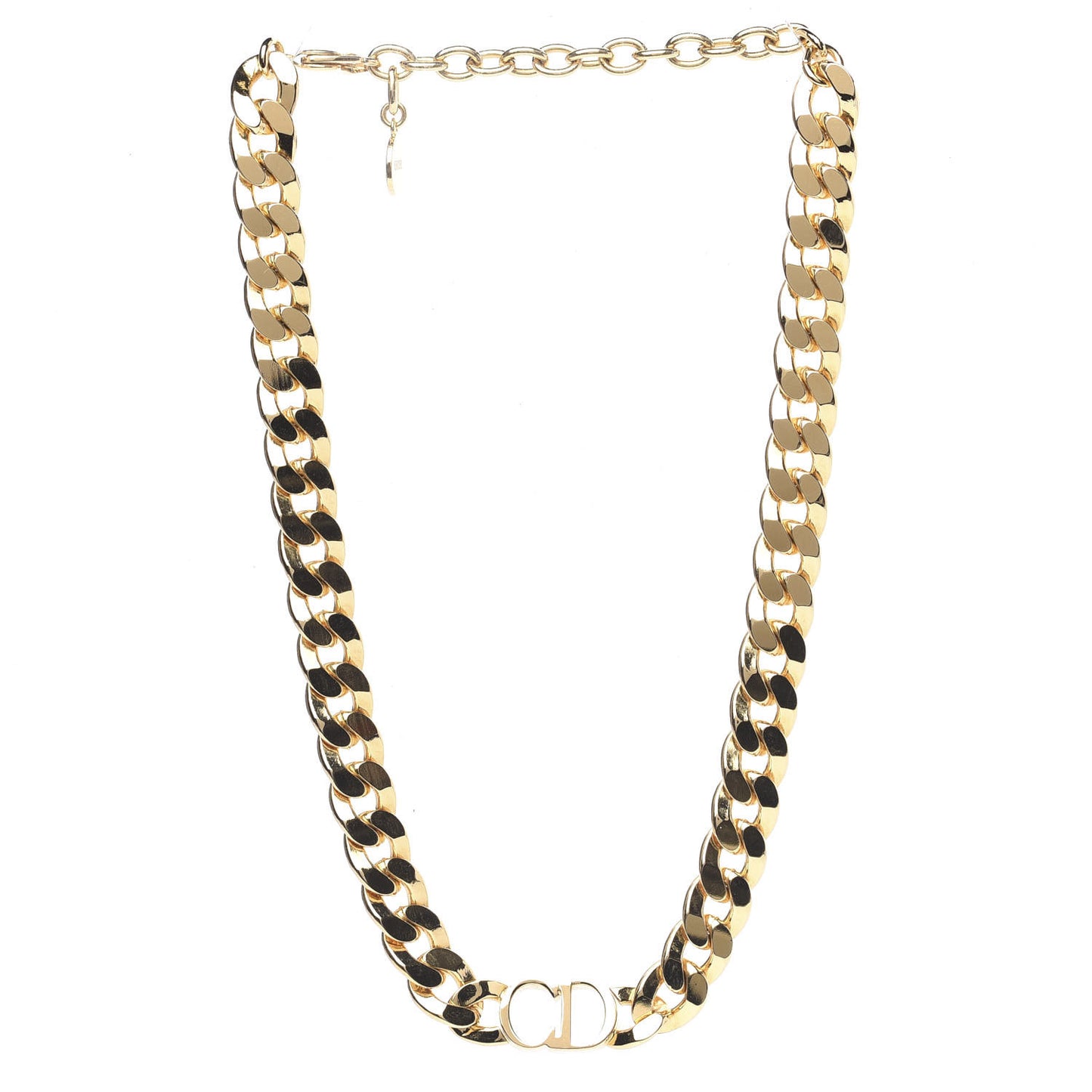 Metal Danseuse Etoile Chain Choker Necklace Gold