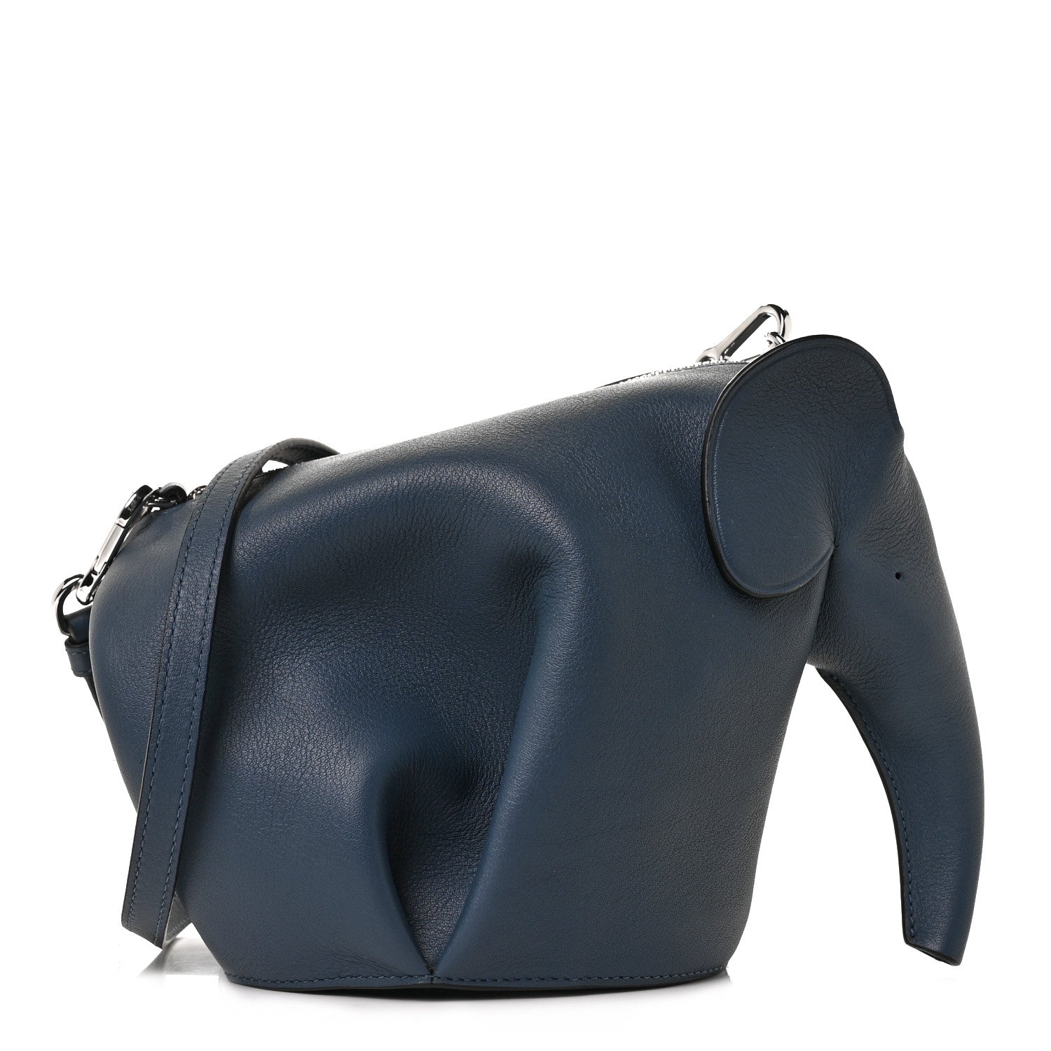Loewe Calfskin Mini Elephant Crossbody Bag Steel Blue 1 of 7