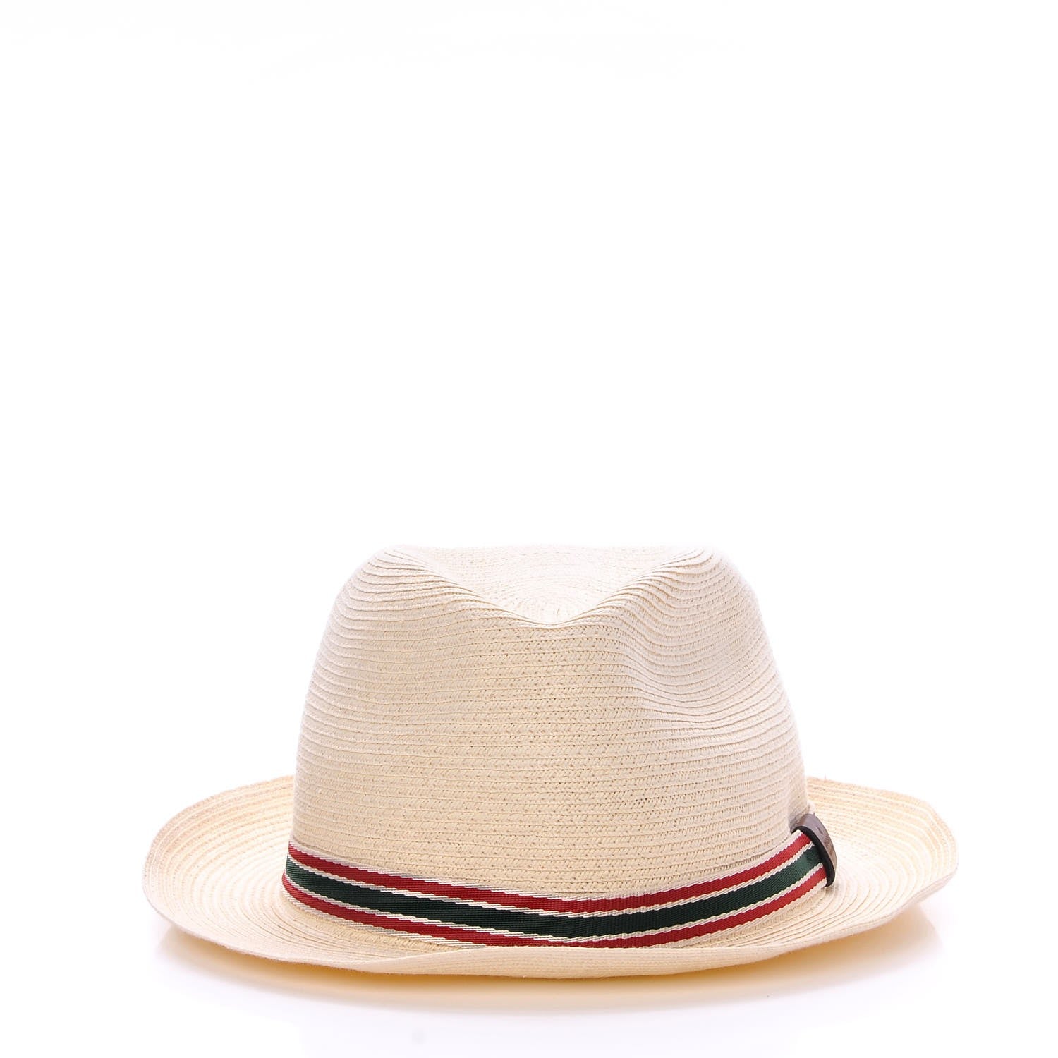 Gucci Straw Web Fedora Hat XL 3 of 7